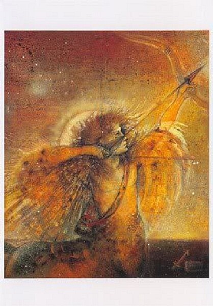 Sagittarius by susan Boulet